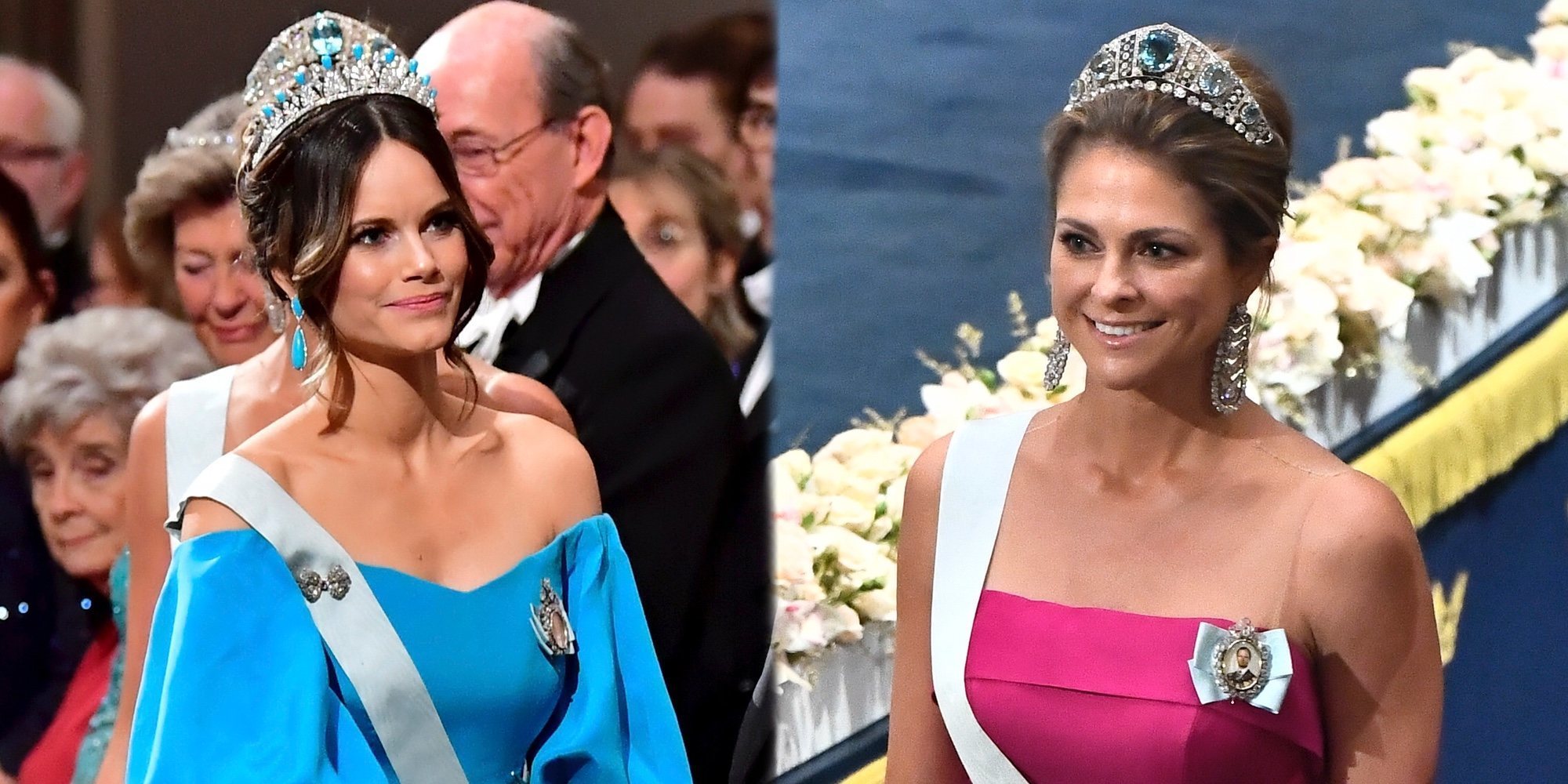 Tiaras y vestidazos: Magdalena de Suecia y Sofia Hellqvist brillan en la entrega de los Nobel 2019