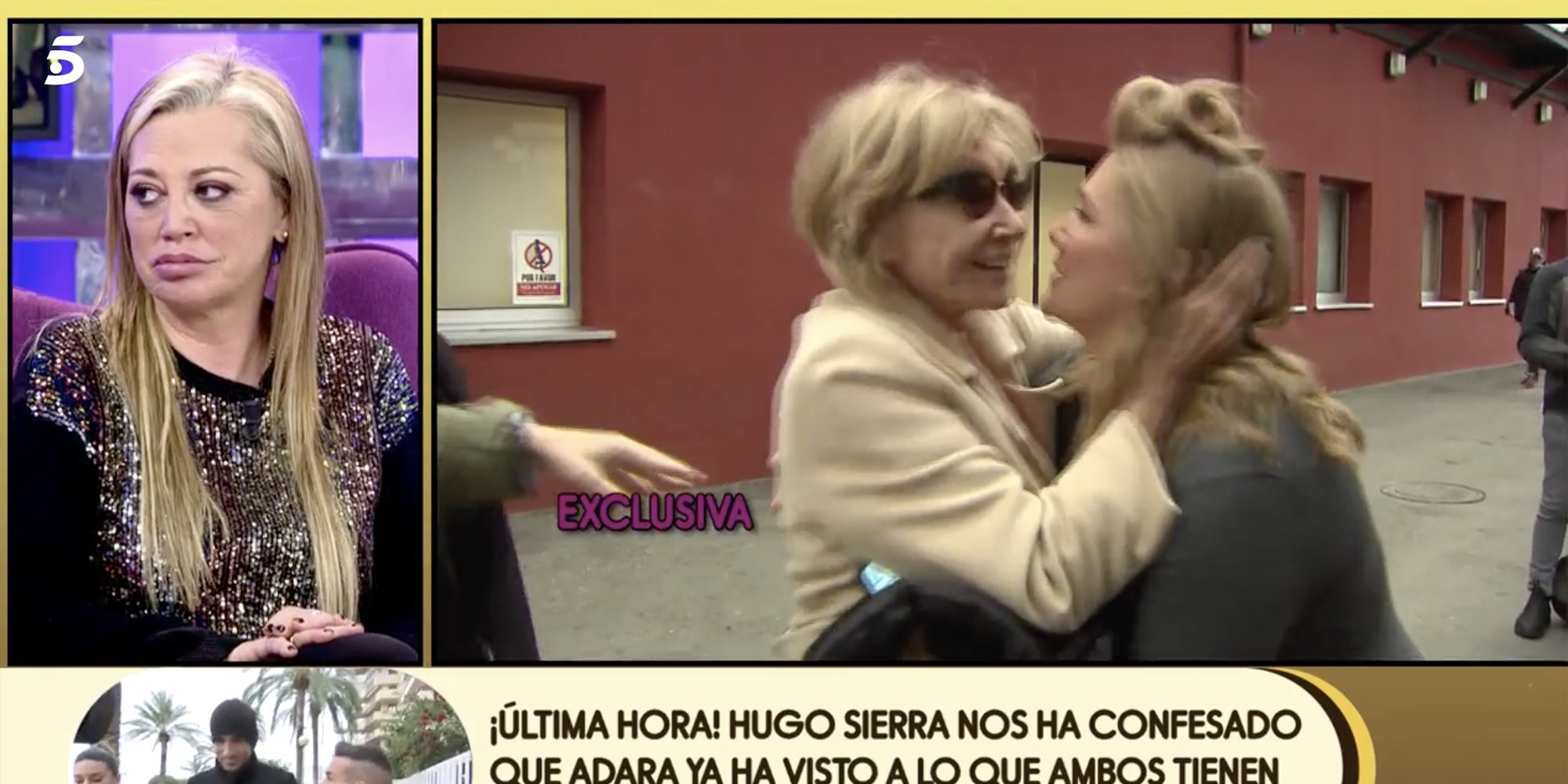 Así fue el reencuentro entre Mila Ximénez y Belén Esteban tras la final de 'GH VIP 7'