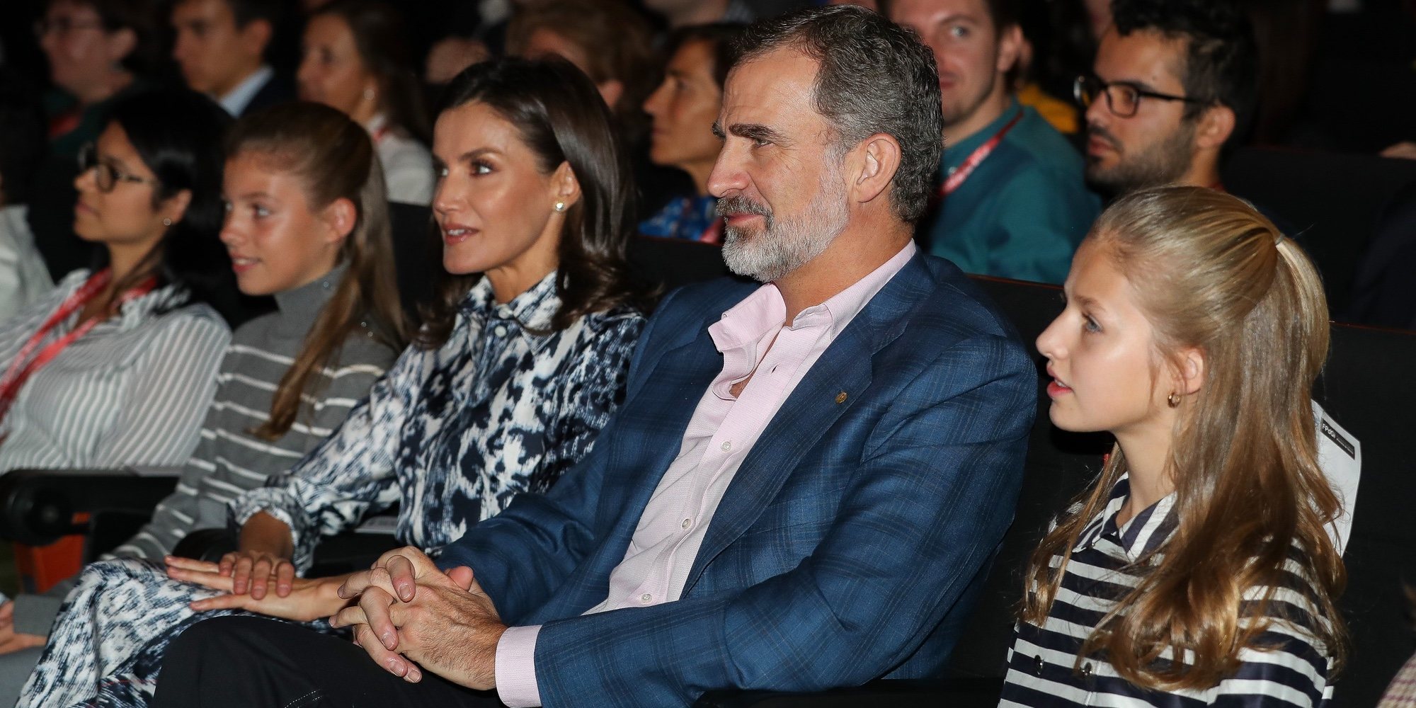 Los Reyes Felipe y Letizia, la Princesa Leonor y la Infanta Sofía, al cine para ver 'Star Wars: El ascenso de Skywalker'