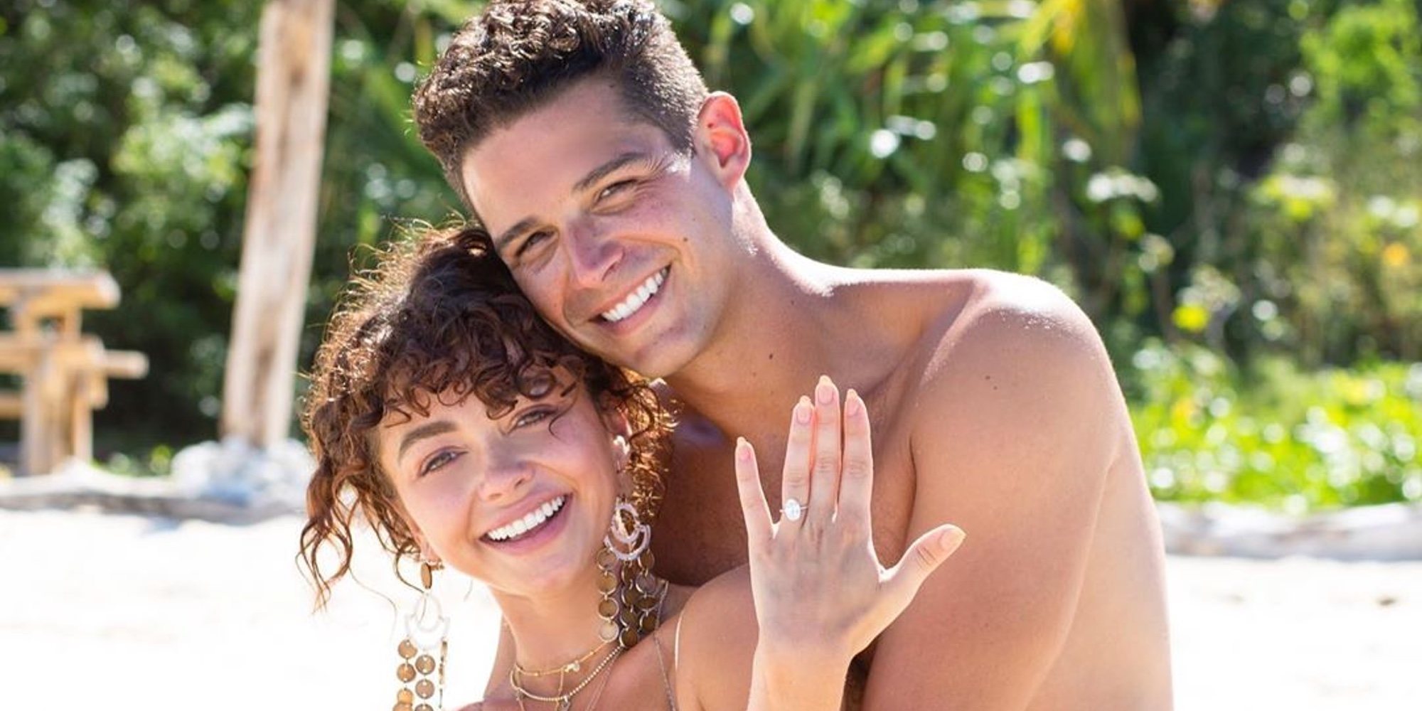 Las fotos navideñas de Sarah Hyland y su prometido Wells Adams