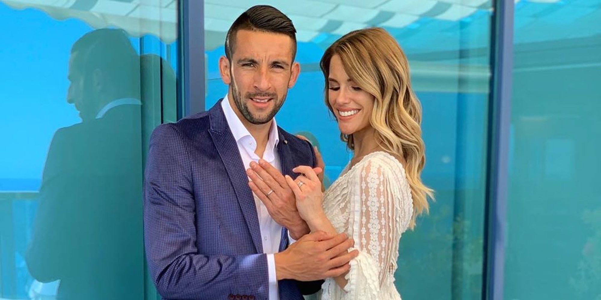 Gala Caldirola ('MyHyV') se casa con Mauricio Isla en una ceremonia religiosa