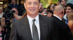 Tom Hanks presenta en Londres 'Larry Crowne' sin su protagonista, Julia Roberts