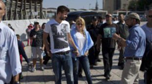 Gerard Piqué y Shakira viven su amor en Tierra Santa