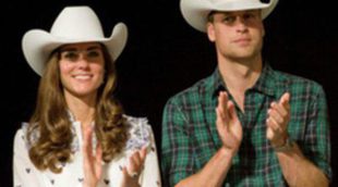 El Príncipe Guillermo y Catalina de Cambridge, dos 'cowboys' en Canadá