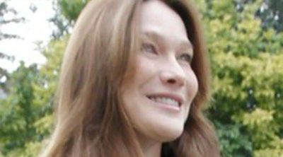 Carla Bruni en la recta final de su embarazo: "Estoy ansiosa de que se termine"