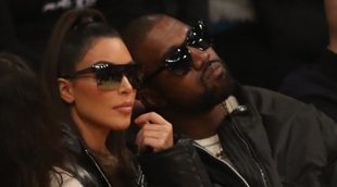 Kim Kardashian y Kanye West disfrutan de un partido de baloncesto de Tristan Thompson