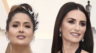 Así fue el divertido reencuentro de Salma Hayek y Penélope Cruz en los Premios Oscar 2020