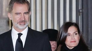 Los Reyes Felipe y Letizia vuelven a coincidir con Jaime de Marichalar en el funeral de Plácido Arango