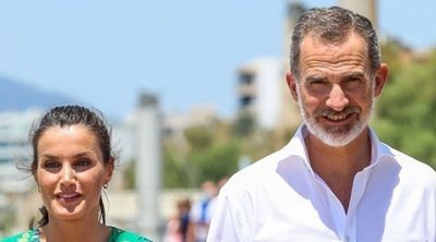 Los Reyes continúan su tour por España haciendo parada en Palma de Mallorca entre miradas cómplices