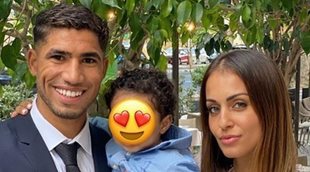 Hiba Abouk y Achraf Hakimi disfrutan de su primer verano con su hijo Amin: Amigos, playa y una boda