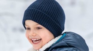 Oscar de Suecia celebra su 5 cumpleaños con diversión en la nieve y el cariño de su hermana Estela y su perro Rio