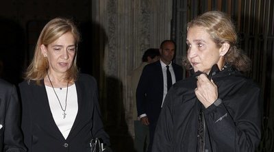 La Infanta Elena justifica el motivo de su vacunación junto a la Infanta Cristina