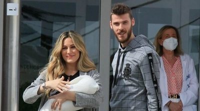 Edurne y David de Gea presentan a su hija Yanay a su salida del hospital