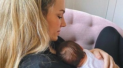 Edurne comparte la primera fotografía de su hija Yanay: "Mi bebita preciosa"