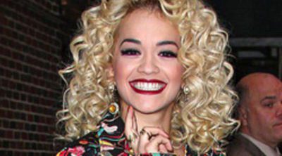 Rita Ora reaparece en el 'Late Show' de David Letterman tras confirmar su noviazgo con Rob Kardashian