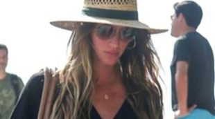 Gisele Bündchen presume de su segundo embarazo al sol de Miami