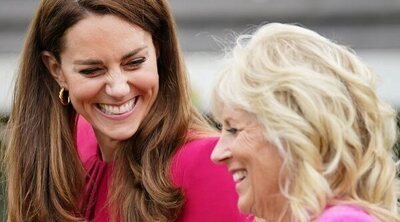 Lilibet Diana 'se cuela' en el encuentro de Kate Middleton y Jill Biden en una visita a una escuela en Cornualles