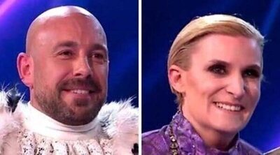 Pepe Reina y María Zurita, bajo las máscaras de Pingüino y Dragona en 'Mask Singer'