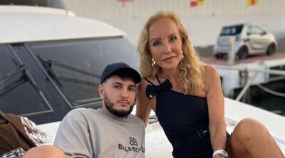 Omar Montes le copia la foto a C. Tangana a bordo de un yate con Carmen Lomana