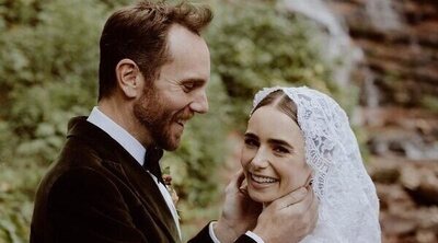 La romántica boda de cuento de Lily Collins con Charlie McDowell