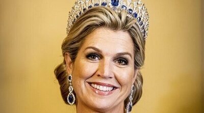 Tiaras, complicidad y una ausencia en la cena de gala de la Familia Real Noruega a Guillermo Alejandro y Máxima de Holanda