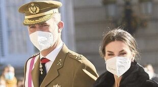 Los Reyes Felipe y Letizia inauguran su agenda oficial 2022 en la tradicional Pascua Militar