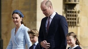 El Príncipe Jorge y la Princesa Carlota, protagonistas de la Misa de Pascua junto a los Duques de Cambridge