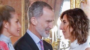 Los Reyes Felipe y Letizia almuerzan con Paz Padilla, Sandra Barneda y Elísabet Benavent por el Premio Cervantes 2021