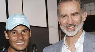 Así fue el encuentro del Rey Felipe con Rafa Nadal tras su derrota frente a Carlos Alcaraz en el Madrid Open 2022