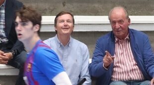 El Rey Juan Carlos abandona Sanxenxo por unas horas para reencontrarse con su nieto Pablo Urdangarin