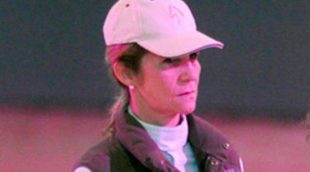 La Infanta Elena, Marta Ortega y Luis Alfonso de Borbón disfrutan de la hípica en la Madrid Horse Week 2012