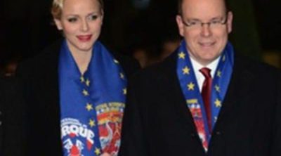 Los Príncipes Alberto, Charlene y Estefanía de Mónaco, Pierre Casiraghi y Pauline Ducruet clausuran el Festival de Circo