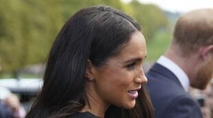 Meghan Markle intercambia un bonito momento con una seguidora a las afueras del Castillo de Windsor