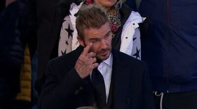 David Beckham, muy emocionado en la capilla ardiente de Isabel II en el Palacio de Westminster