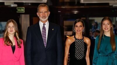 Los Reyes Felipe VI y Letizia, acompañados de la Princesa Leonor y la Infanta Sofía, presiden el XXX Concierto Premios Princesa de Asturias