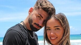 Lucía Sánchez e Isaac Torres de 'La isla de las tentaciones 3' posan por primera vez juntos con su hija Mía