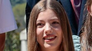 El bonito gesto de la Infanta Sofía con una joven en la audiencia a alumnos y exalumnos de los Colegios del Mundo Unido