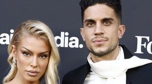 Marc Bartra y Jessica Goicoechea posan por primera vez juntos en un evento