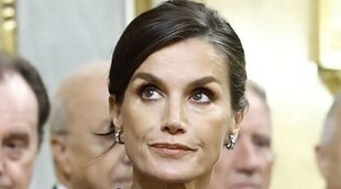 El motivo de la seriedad de la Reina Letizia en la Jura de la Constitución de la Princesa Leonor: "Ha pasado mala noche"