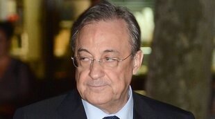 El manotazo de Florentino Pérez a un reportero que deja a Alejandra Rubio en shock en el funeral de Fernández Tapias