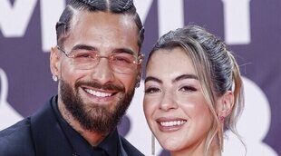 Maluma posa por primera vez con una embarazadísima Susana Gómez en los Grammy Latinos 2023