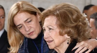 La complicidad de la Infanta Cristina con la Reina Sofía en la Semana Santa madrileña