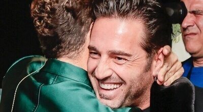 El efusivo abrazo de David Bisbal y David Bustamante tras años sin verse