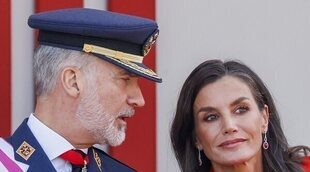 Los Reyes Felipe y Letizia presiden el desfile de las Fuerzas Armadas en Oviedo un año más