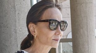 Isabel Preysler, Ana Rosa Quintana y su familia dan el último adiós a Caritina Goyanes en la capilla ardiente de Madrid