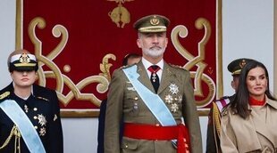 Así ha sido el desfile del Día de la Hispanidad 2024: los Reyes y la Princesa Leonor, pasados por agua