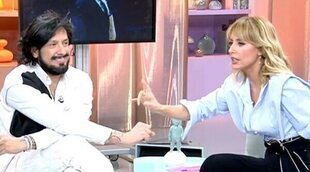 Emma García se desespera con Rafael Amargo durante su entrevista