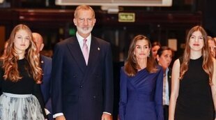 La Princesa Leonor y la Infanta Sofía, juntas de nuevo con los Reyes Felipe y Letizia en el concierto de los Premios Princesa de Asturias