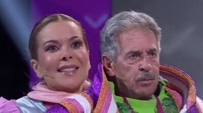 Miguel Ángel Revilla y María José Campanario, debajo de Brócoli y Oveja en 'Mask Singer 4'