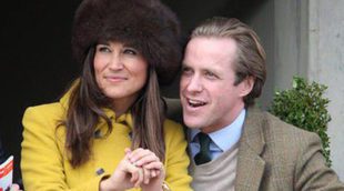 Pippa Middleton se divierte en las carreras de caballos junto a Tom Kingston